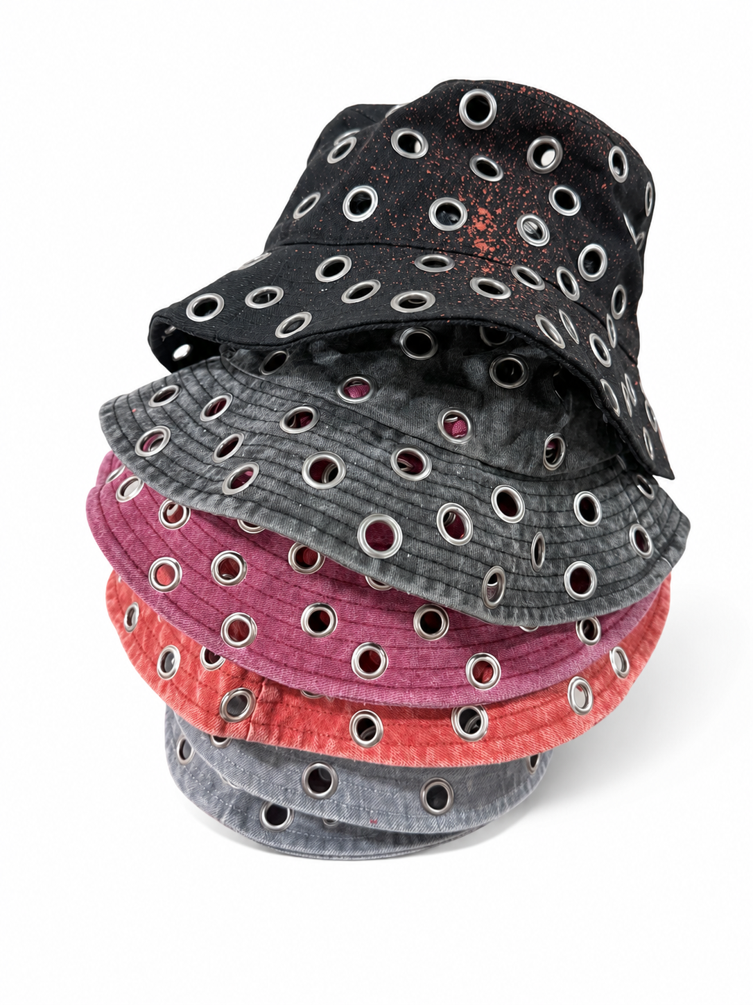 Eyelet Bucket Hat | One Size