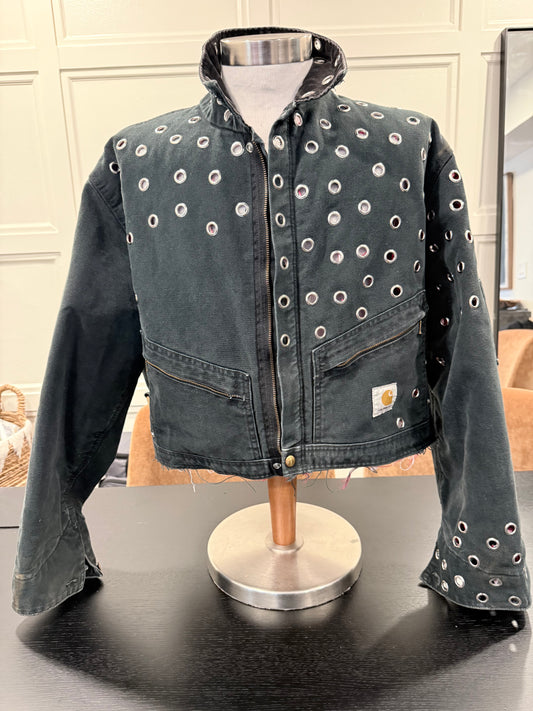 Vintage Carhartt Cropped Jacket | Black | X-Large | One of One