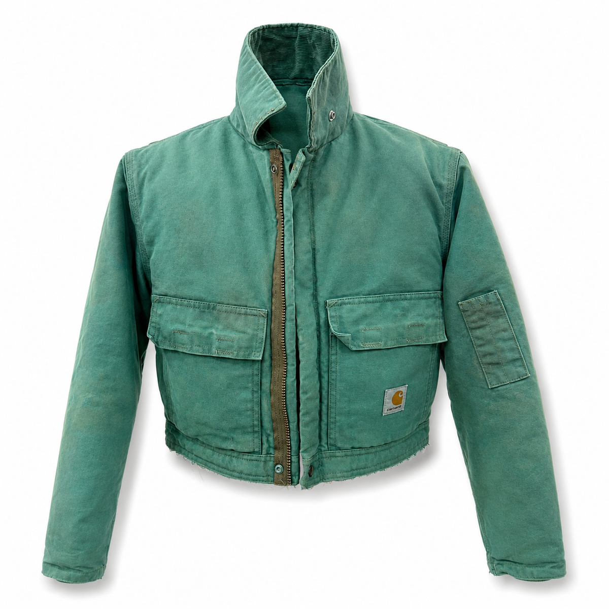 Vintage Carhartt Cropped Jacket | Green | Medium | One of One