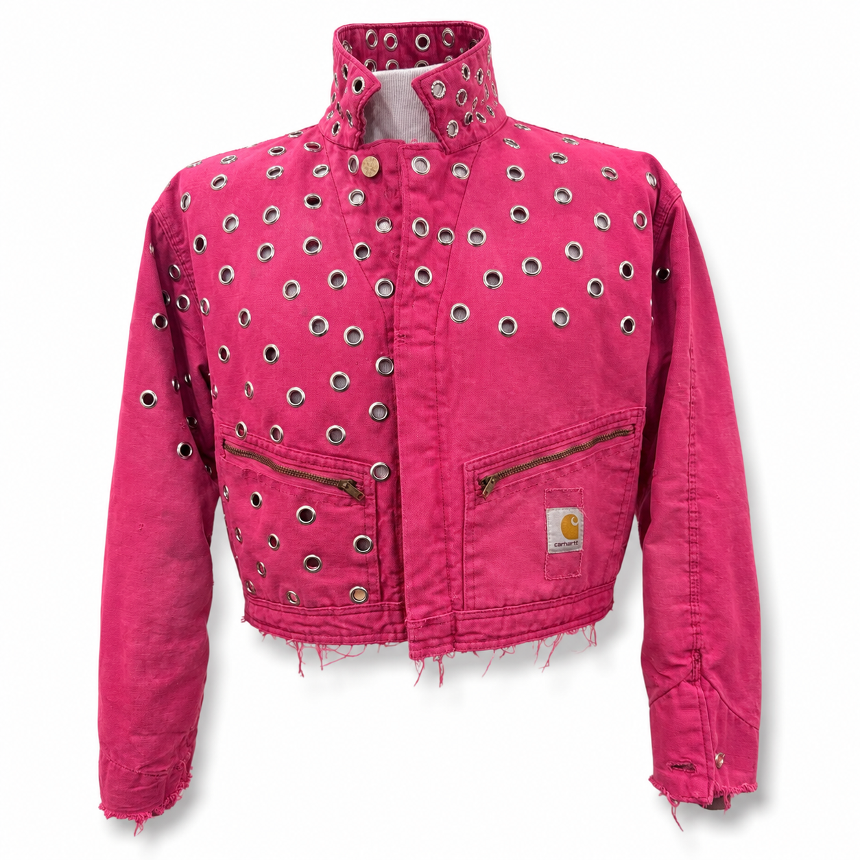 Vintage Carhartt Cropped Jacket | Pink | Medium | One of One