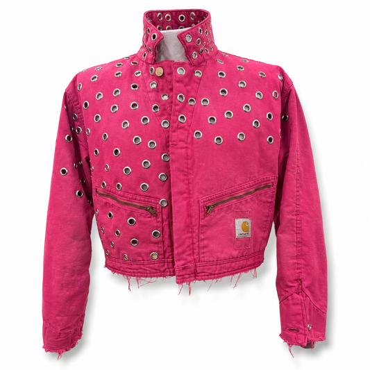 Vintage Carhartt Cropped Jacket | Pink | Medium | One of One