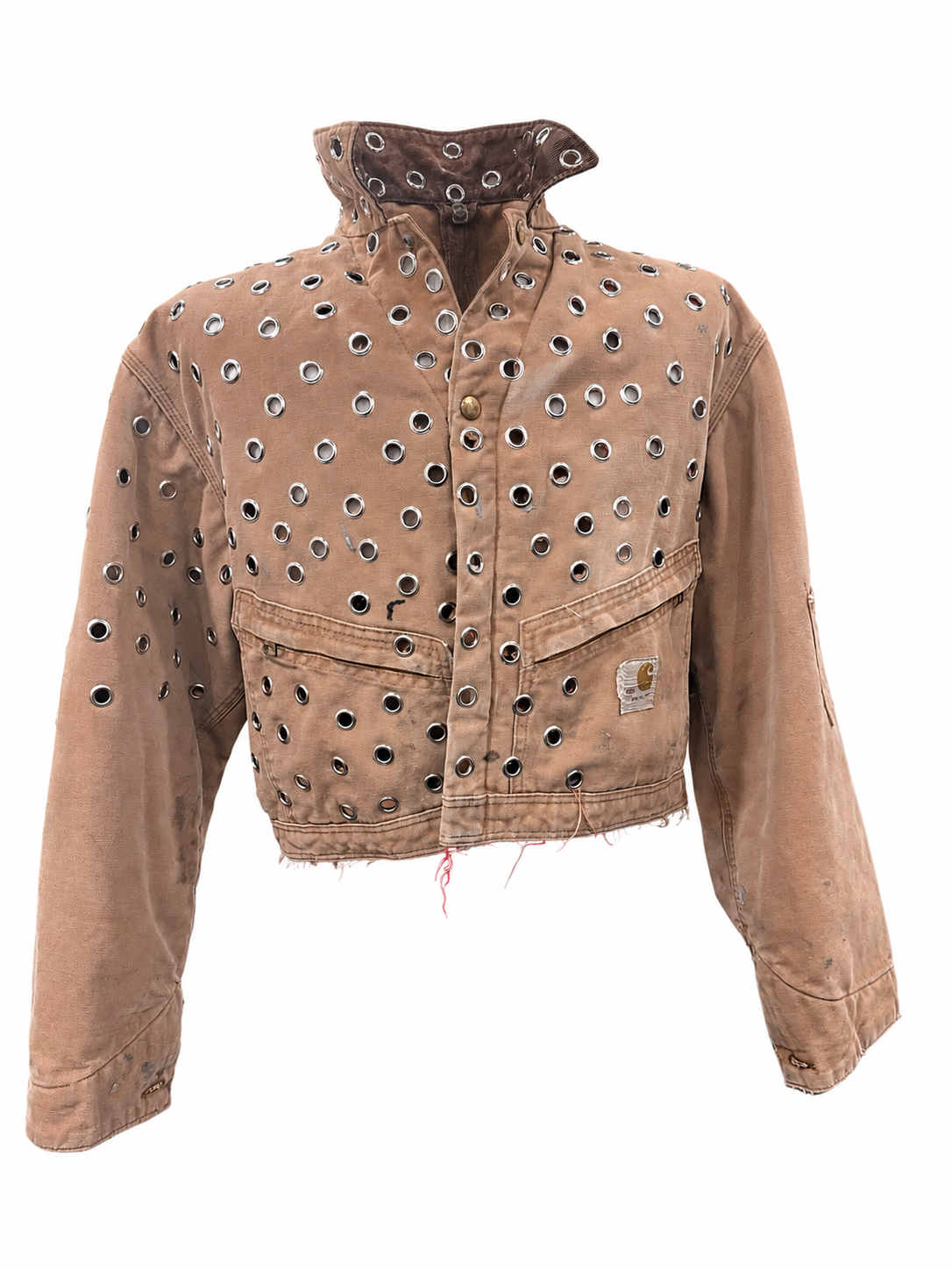 Vintage Carhartt Cropped Jacket | Brown | Large | One of One