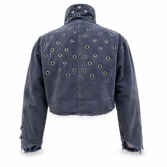 Vintage Carhartt Cropped Jacket | Blue | Medium | One of One