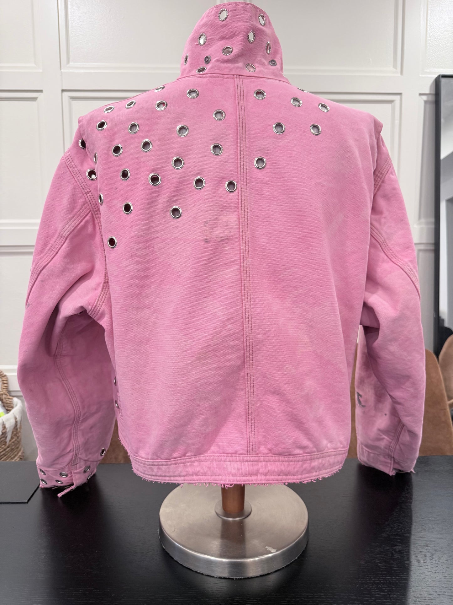 Vintage Carhartt Cropped Jacket | Pink | X-Large | One of One