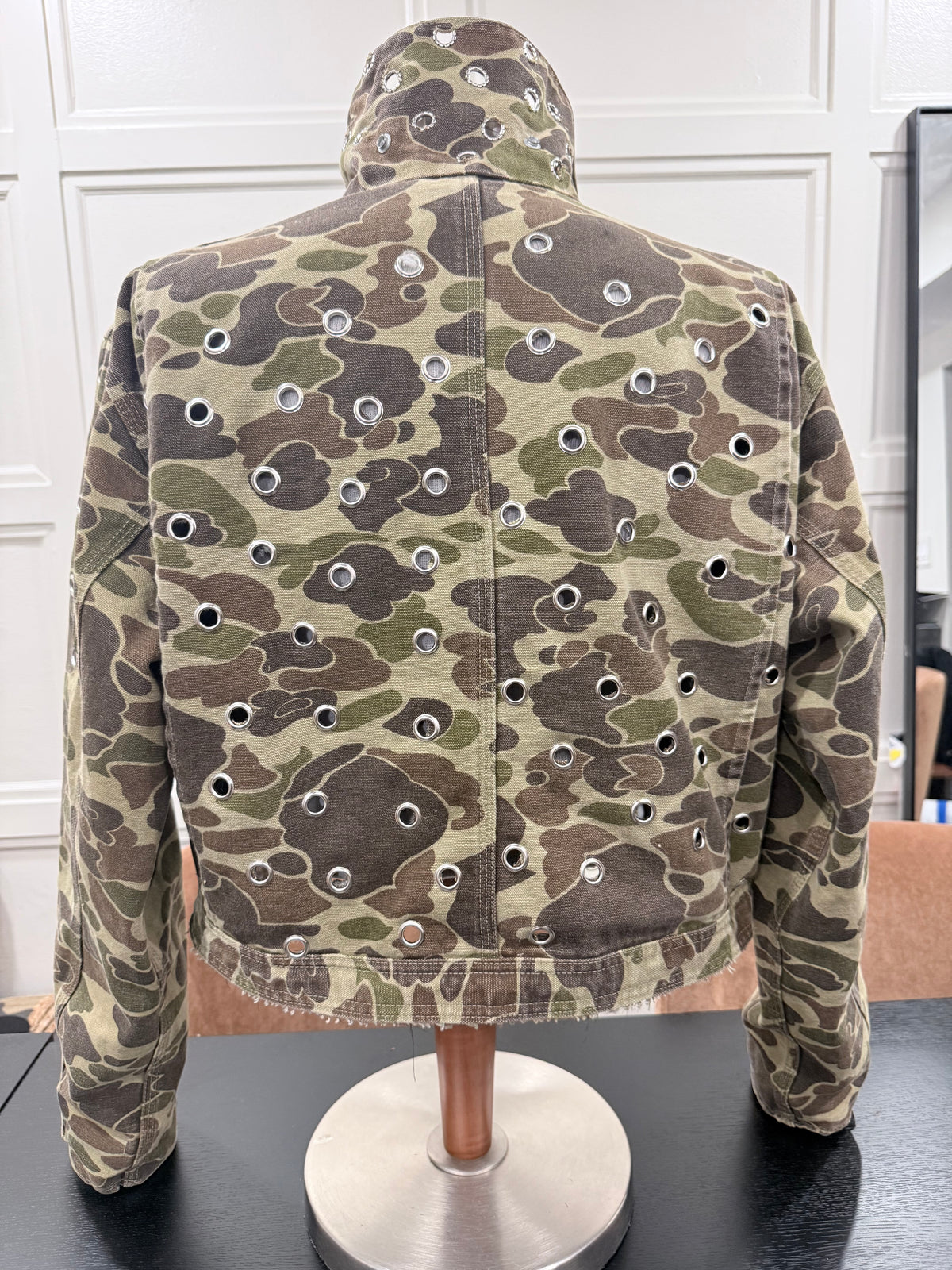 Vintage Carhartt Cropped Jacket | Camo | Medium | One of One