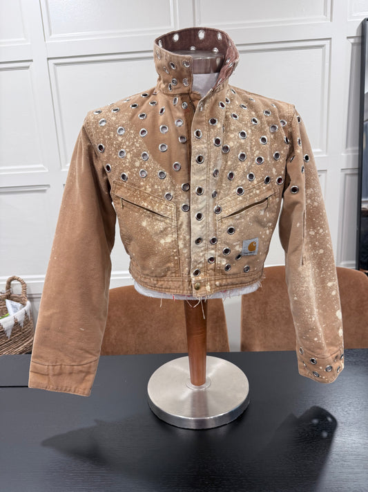 Vintage Carhartt Cropped Jacket | Brown | Small | One of One