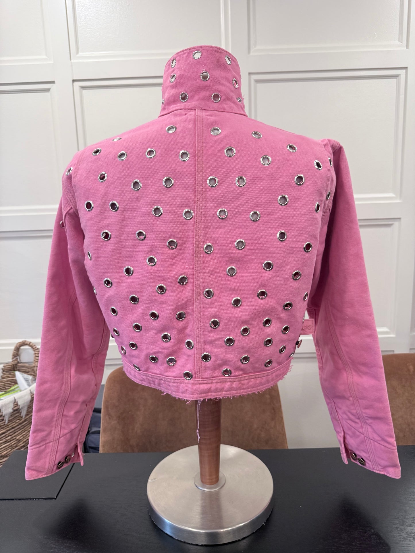 Vintage Carhartt Cropped Jacket | Pink | Medium | One of One