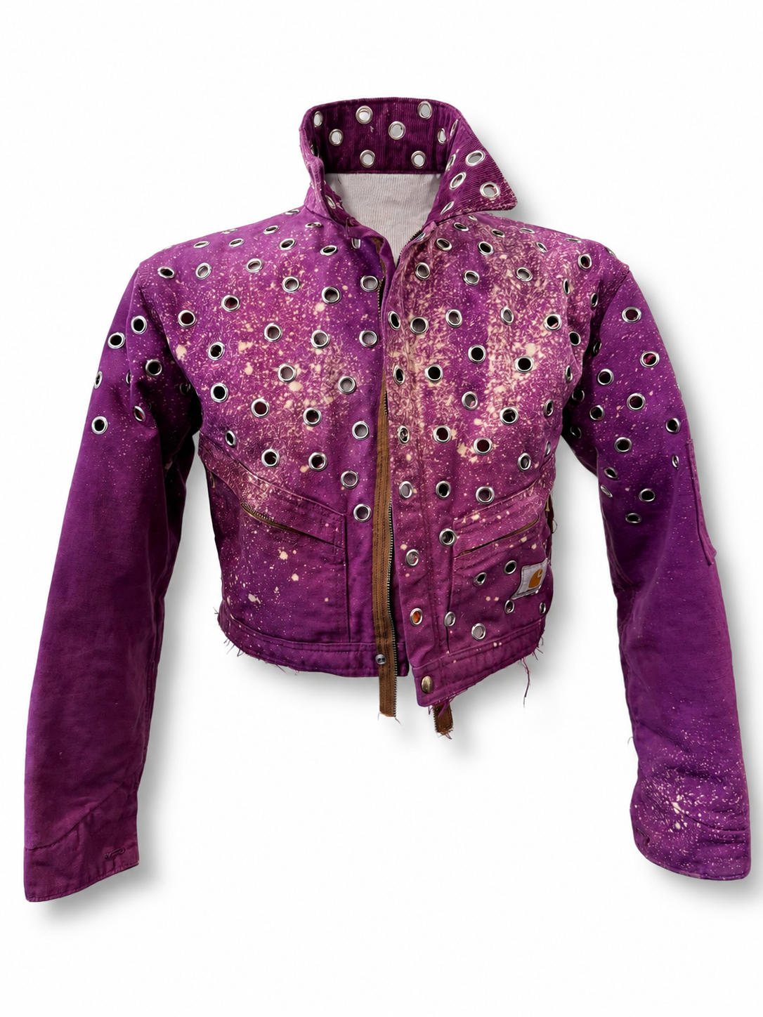 Vintage Carhartt Cropped Jacket | Purple | Medium | One of One