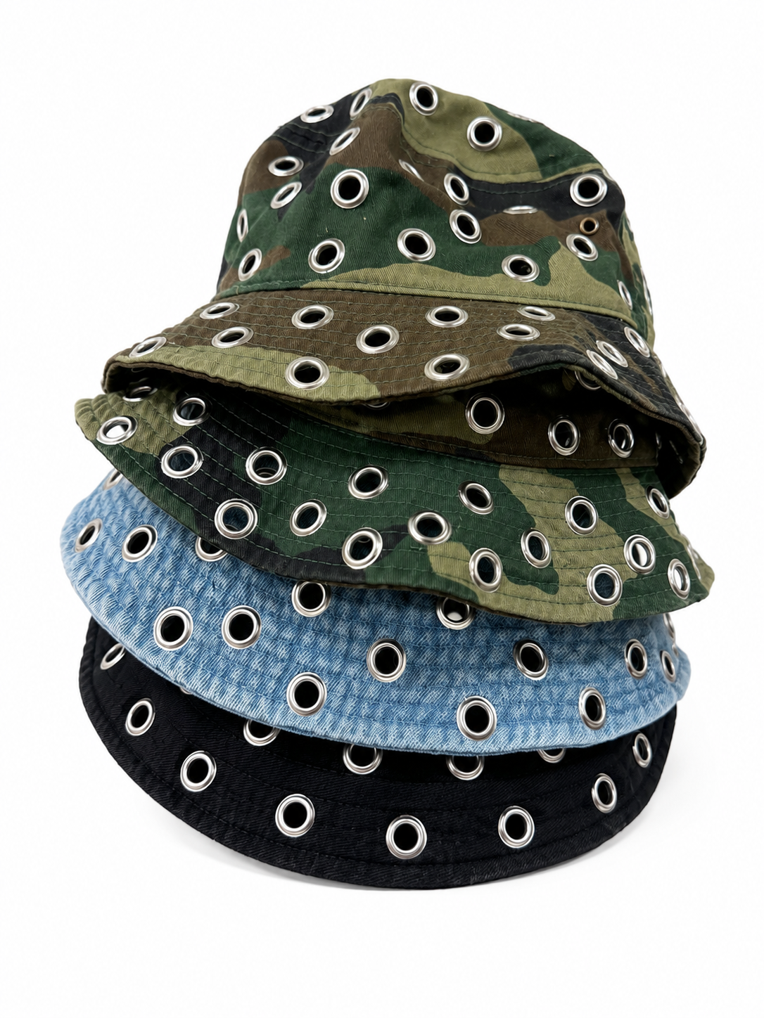 Eyelet Bucket Hat | One Size