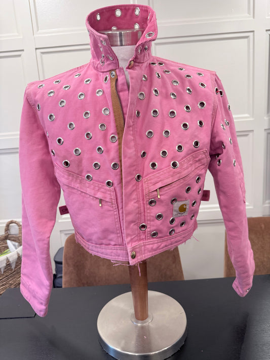 Vintage Carhartt Cropped Jacket | Pink | Medium | One of One