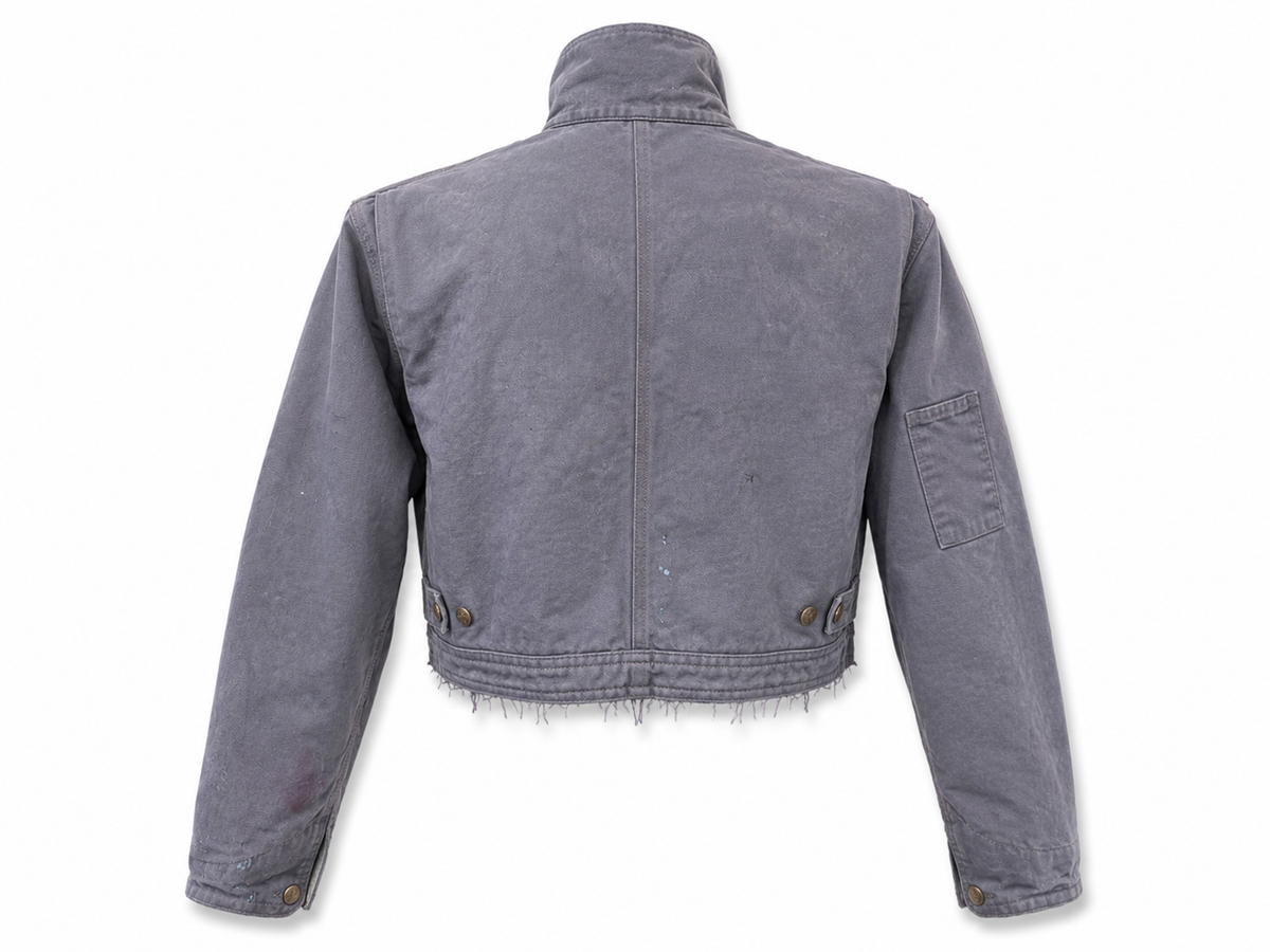 Vintage Carhartt Cropped Jacket | Gray | Medium | One of One
