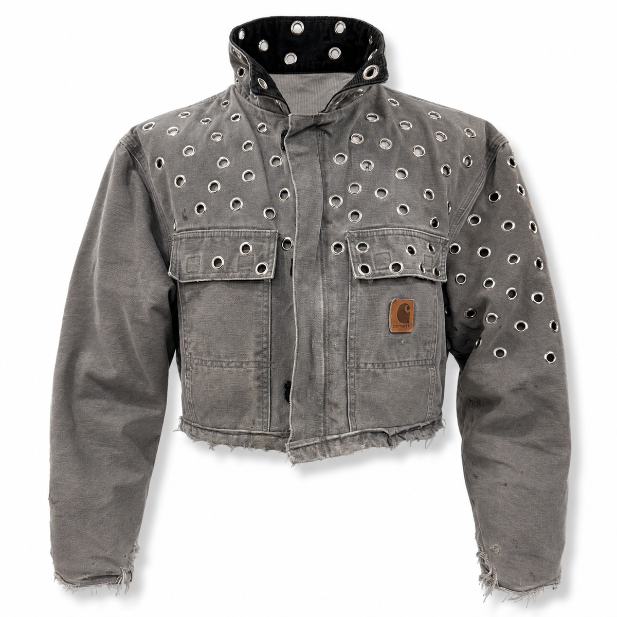 Vintage Carhartt Cropped Jacket | Gray | Medium | One of One