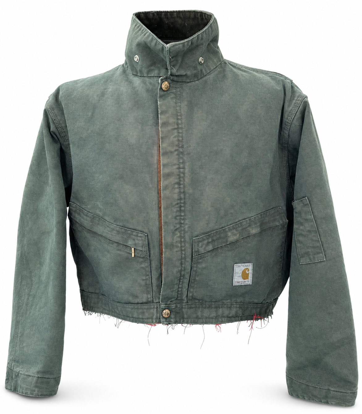 Vintage Carhartt Cropped Jacket | Dark Green | Large | One of One