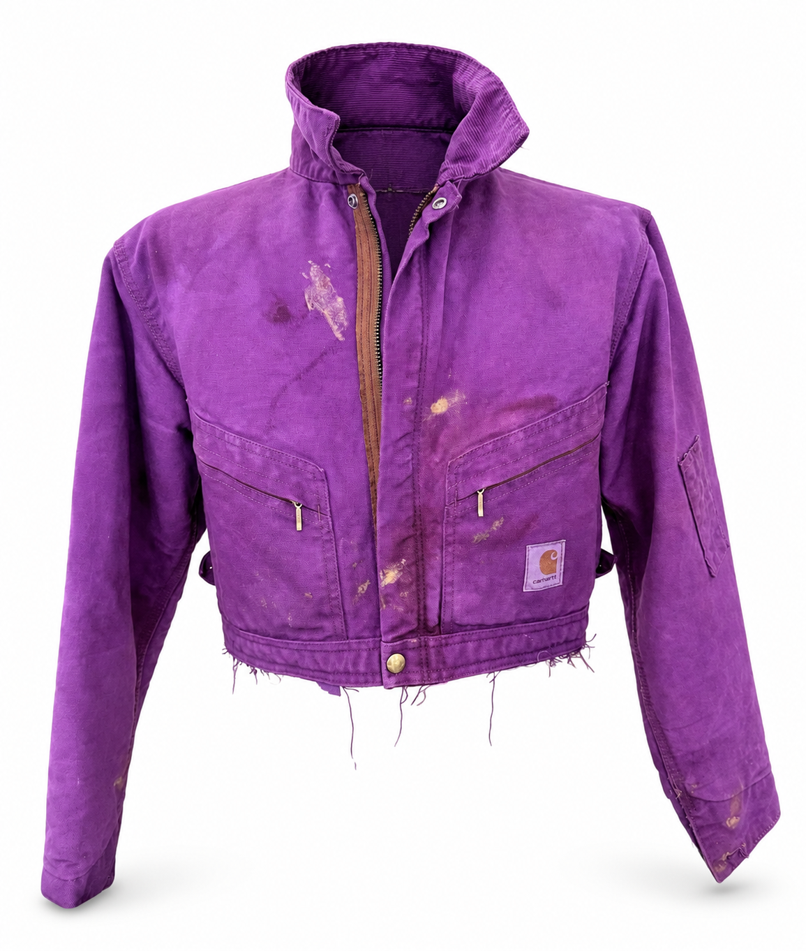 Vintage Carhartt Cropped Jacket | Purple | Medium | One of One