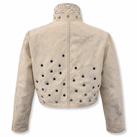 Vintage Carhartt Cropped Jacket | Beige | Medium | One of One