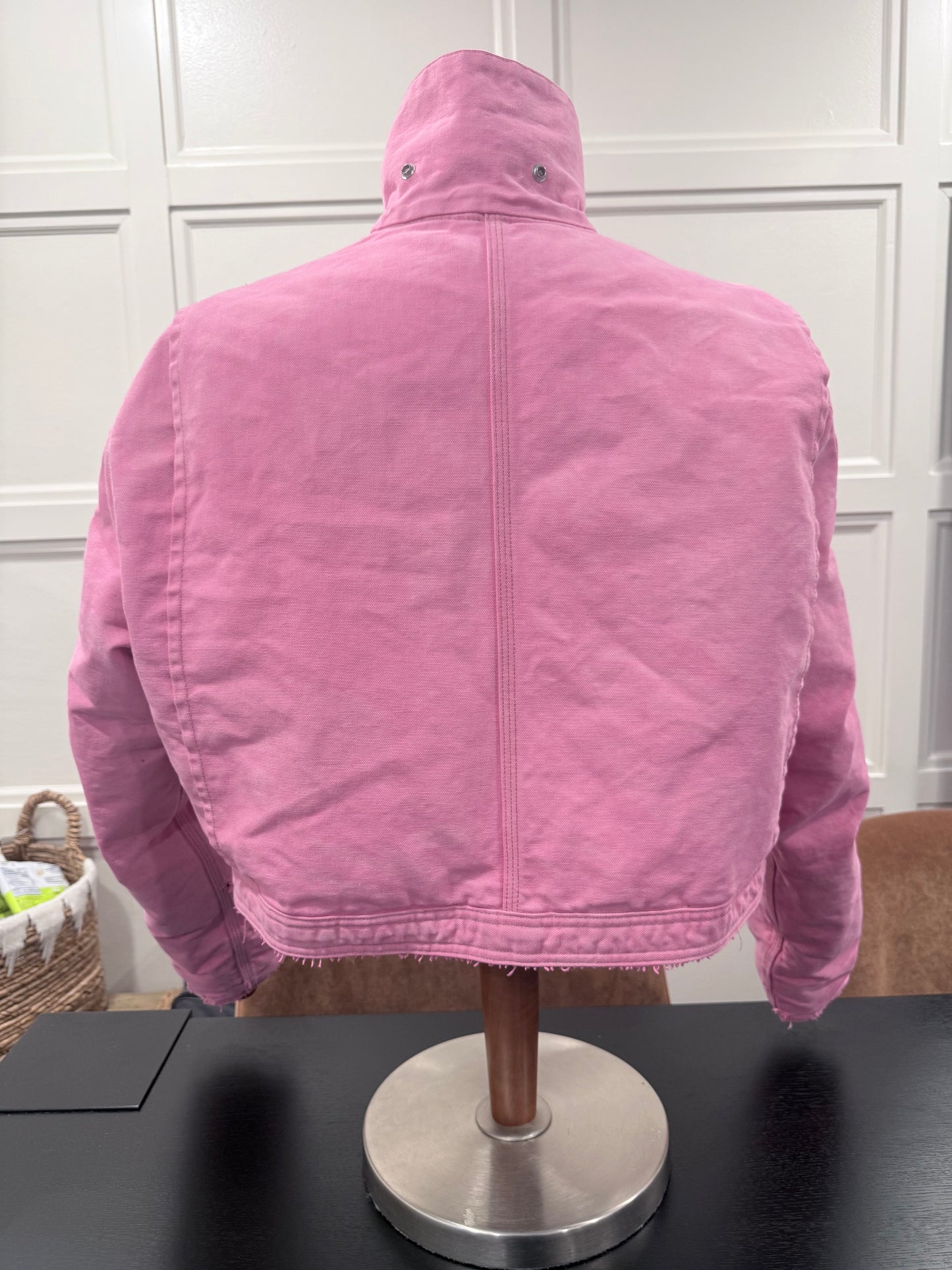 Vintage Carhartt Cropped Jacket | Pink | Large | One of One
