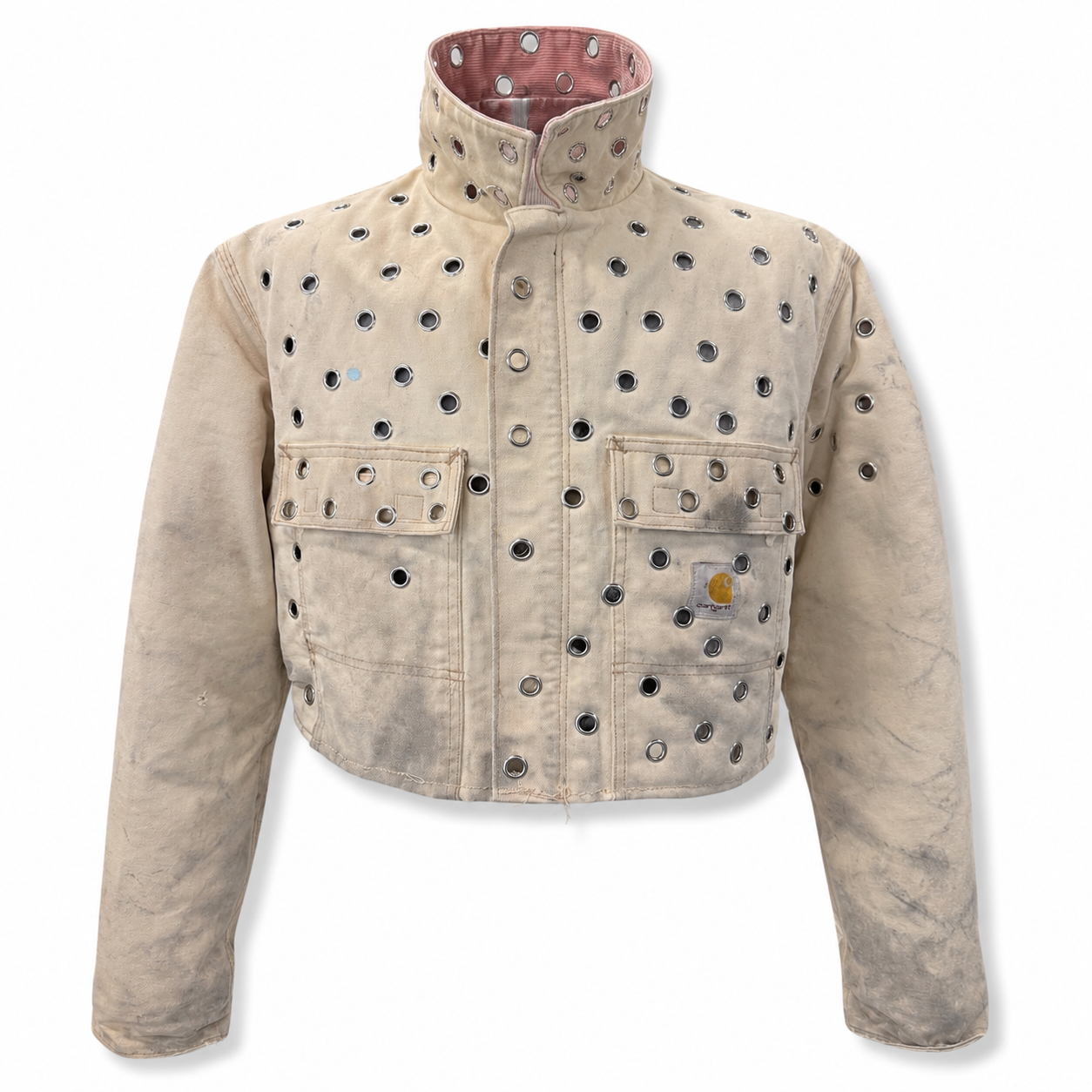 Vintage Carhartt Cropped Jacket | Beige | Medium | One of One