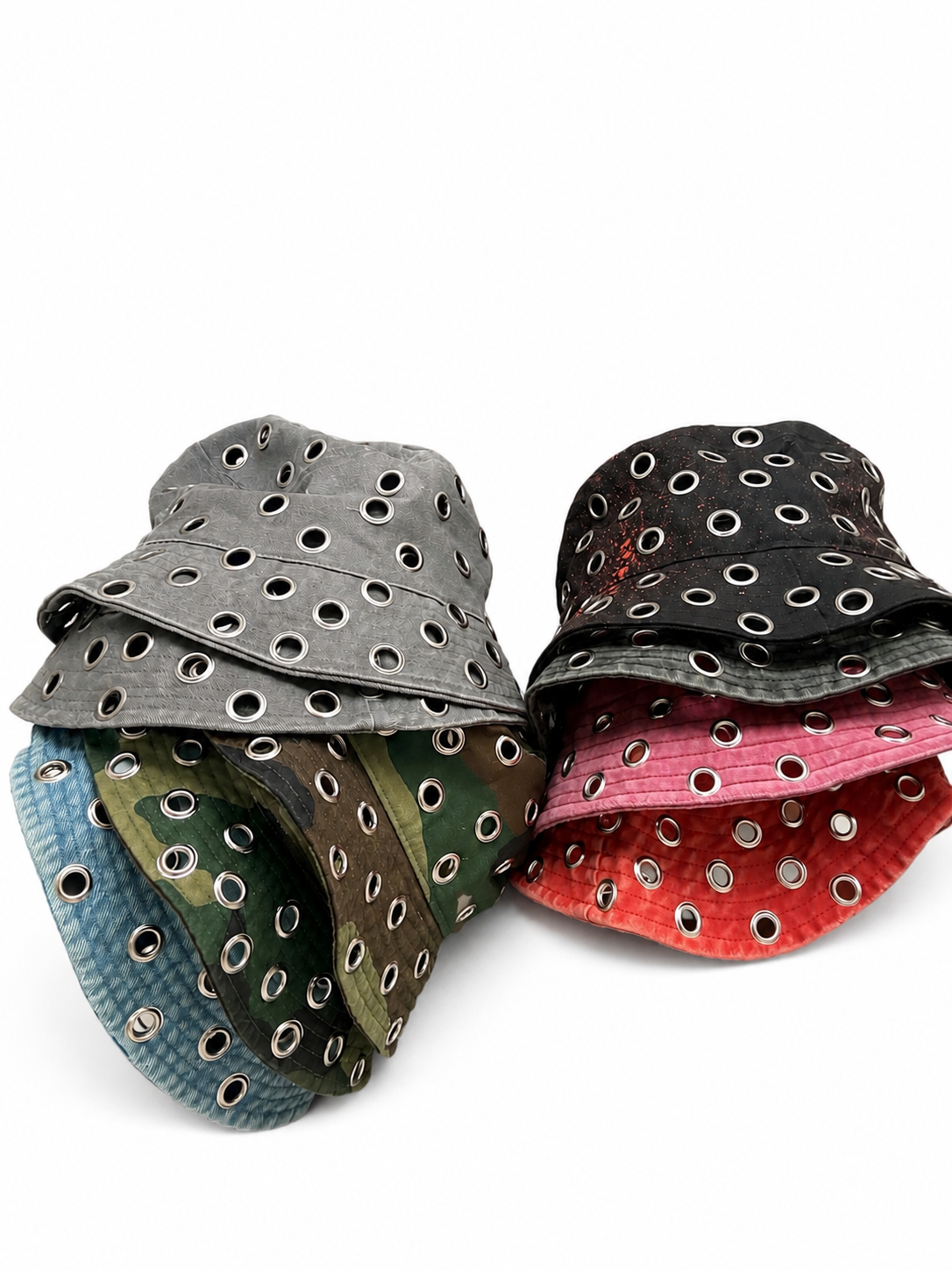Eyelet Bucket Hat | One Size