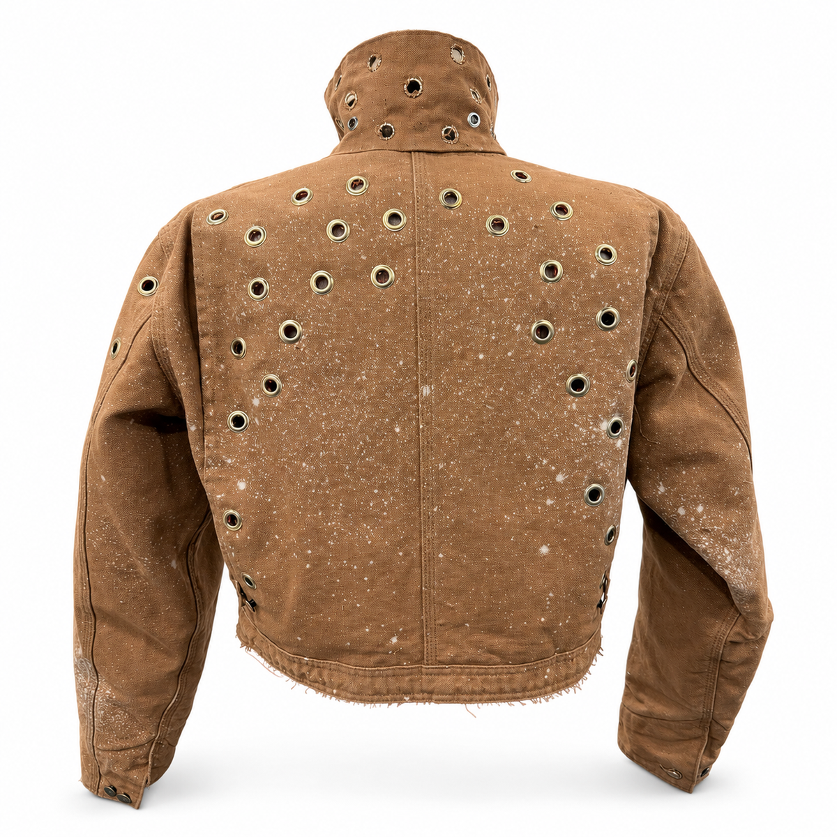 Vintage Carhartt Cropped Jacket | Brown | Medium | Gold eyelets | One of One