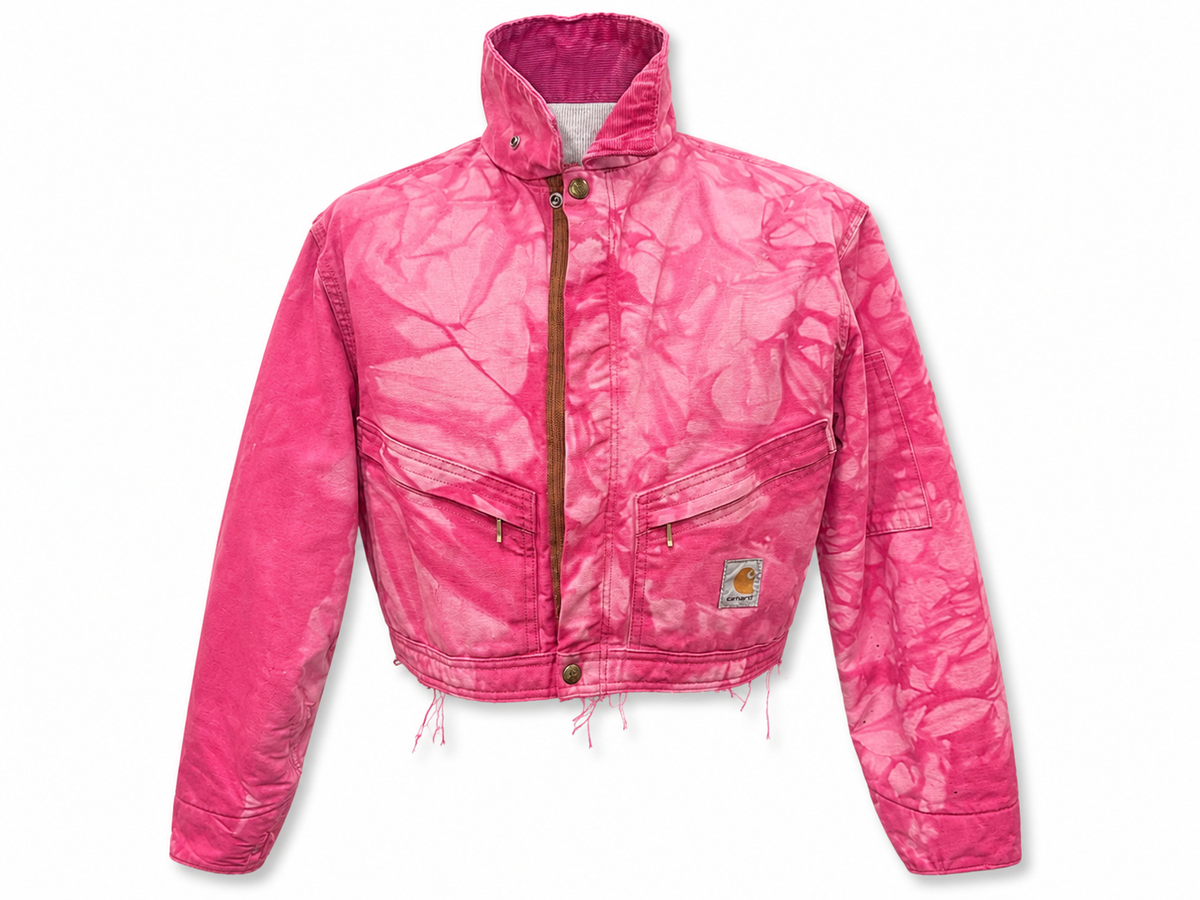 Vintage Carhartt Cropped Jacket | Pink | Medium | One of One