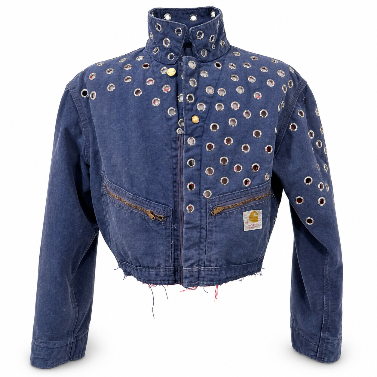 Vintage Carhartt Cropped Jacket | Blue | Medium | One of One