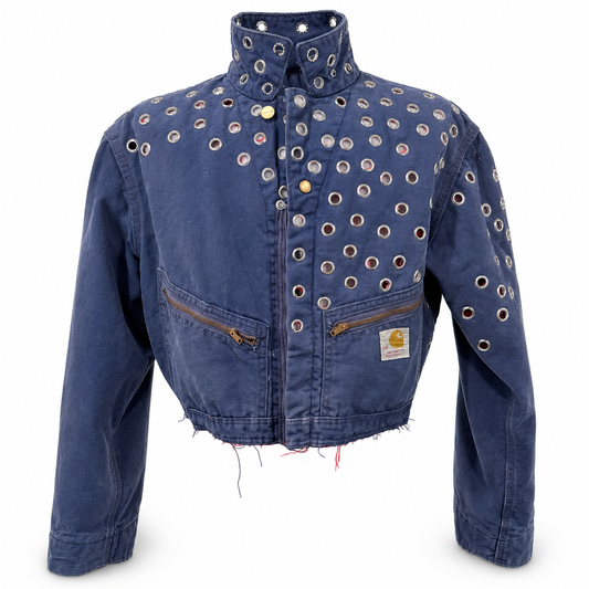 Vintage Carhartt Cropped Jacket | Blue | Medium | One of One